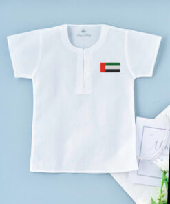 FLAG EMBROIDED JALABIYA