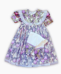 FROCK AND SIRWA SET - Lavender, 0-3 months