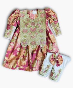 FROCK SIRWAL AND FEYOONKA SET - pink, 9-10 Y